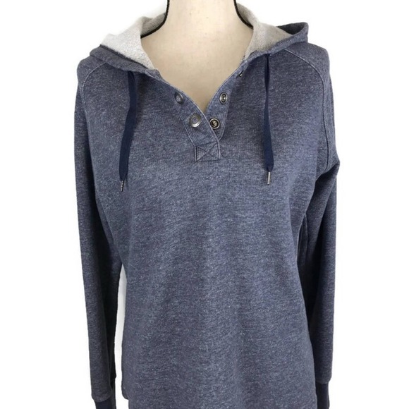 Columbia Hidden Pinyon Sweatshirt Purple Button Snap Hoodie Womens Sz Med - Picture 8 of 8